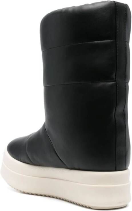 Rick Owens Gewatteerde Instap Chunky Zool Schoenen Black Heren