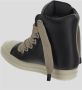 Rick Owens Gewatteerde Sneakers in Koeienleer Black Dames - Thumbnail 3