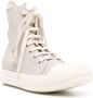 Rick Owens Grijze Sneakers Haaien Tand Zool Rits Veters Gray Dames - Thumbnail 2