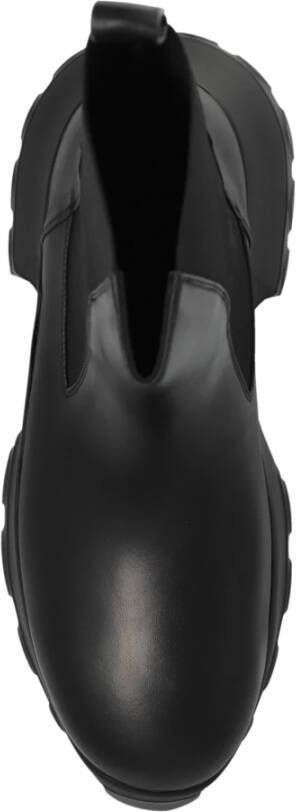 Rick Owens Hoge platformlaarzen Black Heren