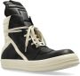 Rick Owens Zwarte Leren Sneakers Luxe Stijl Black Heren - Thumbnail 4