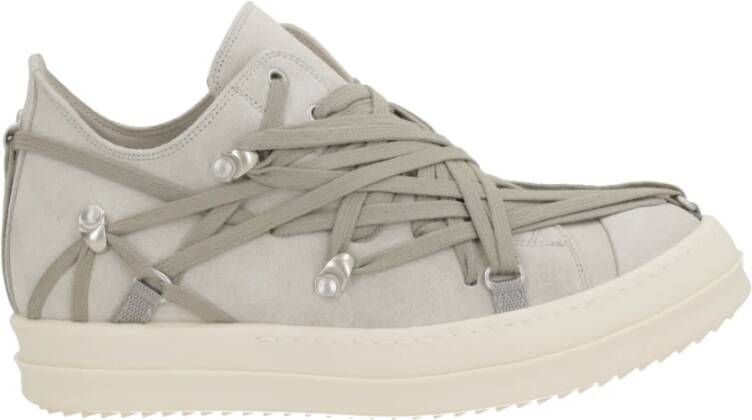 Rick Owens IJs Suède Lage Sneakers Green Dames