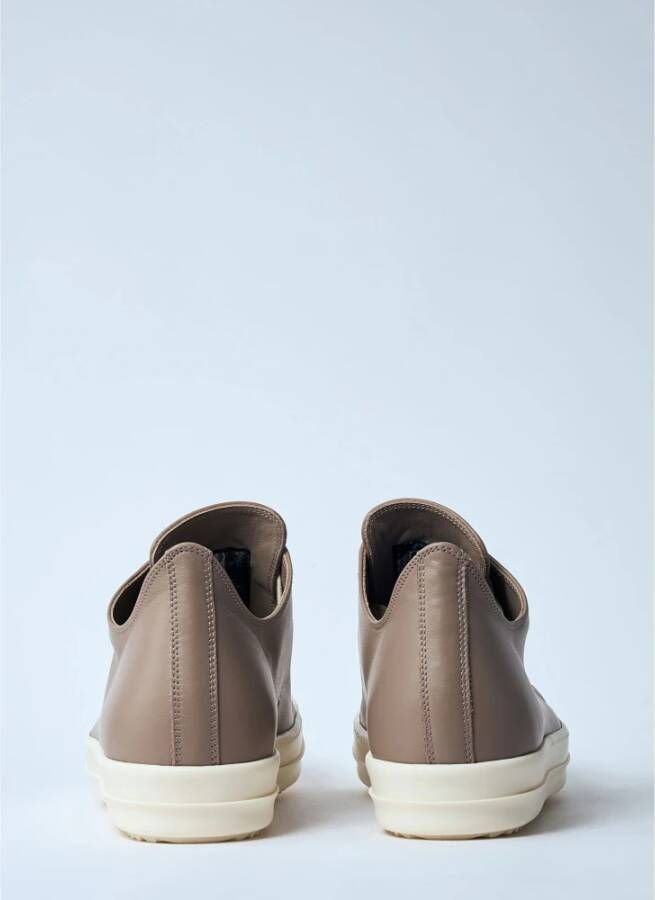 Rick Owens Italiaanse leren lage sneakers Multicolor Heren