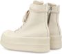 Rick Owens Puffer High Top Lace Sneakers Beige Dames - Thumbnail 4