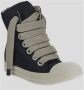 Rick Owens Jumbo Lace Puffer Sneaker in nylon Black Dames - Thumbnail 2