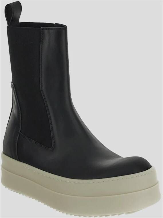 Rick Owens Leren Bumper Beatle Laars Black Dames