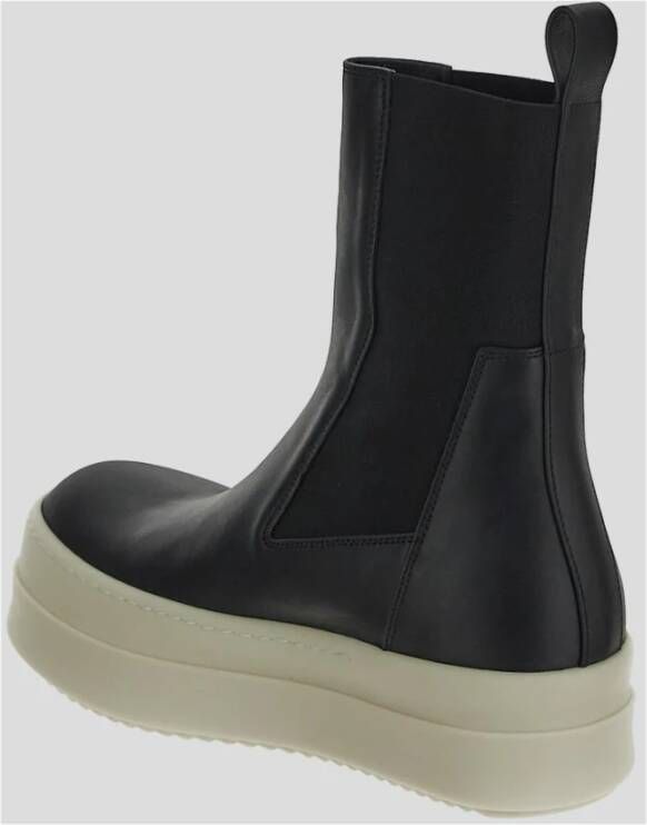 Rick Owens Leren Bumper Beatle Laars Black Dames