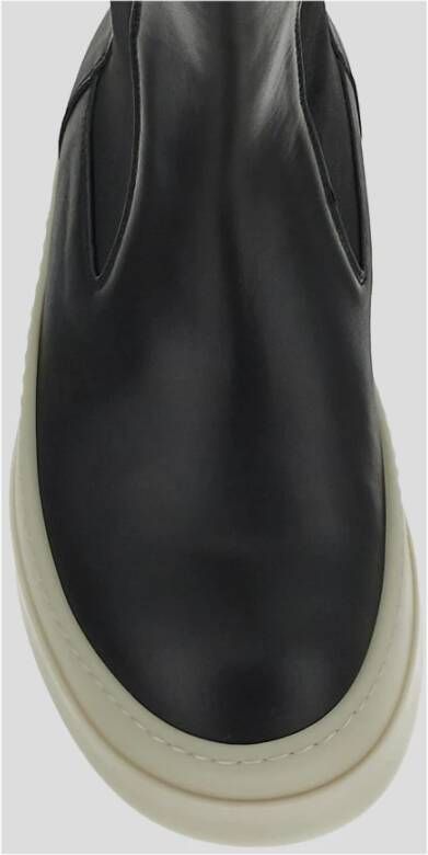 Rick Owens Leren Bumper Beatle Laars Black Dames