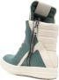 Rick Owens Leren Hoge Sneakers Mondwater Blue Dames - Thumbnail 2