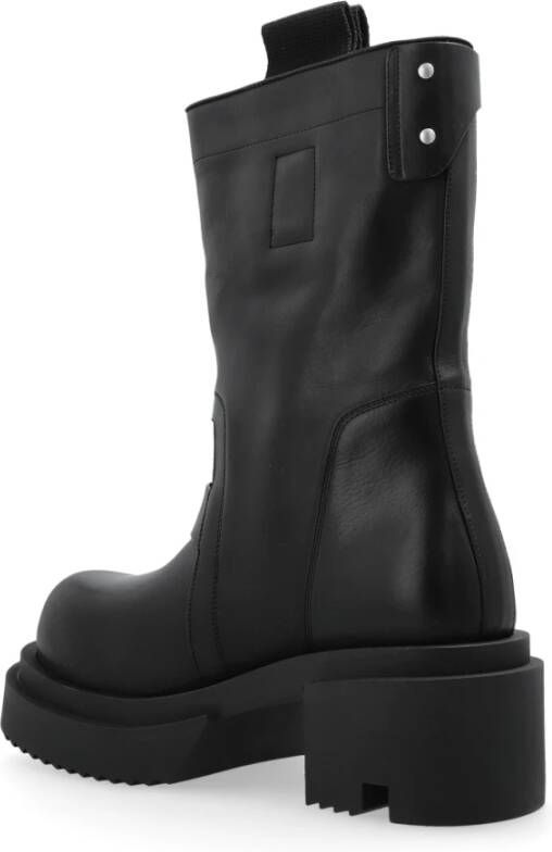 Rick Owens Leren laarzen Pull On Bogun Black Dames