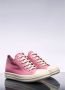 Rick Owens Leren Lage Sneakers Ronde Neus Vetersluiting Pink Dames - Thumbnail 3