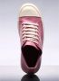 Rick Owens Leren Lage Sneakers Ronde Neus Vetersluiting Pink Dames - Thumbnail 7