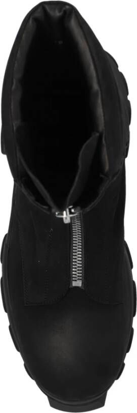 Rick Owens Leren schoenen Turbo Tractor Black Heren