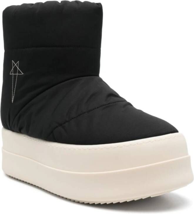 Rick Owens Lunar Lage Bumper Laarzen Black Heren