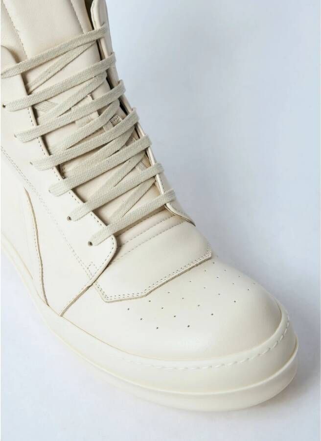 Rick Owens Overdreven Geobasket Sneakers White Heren