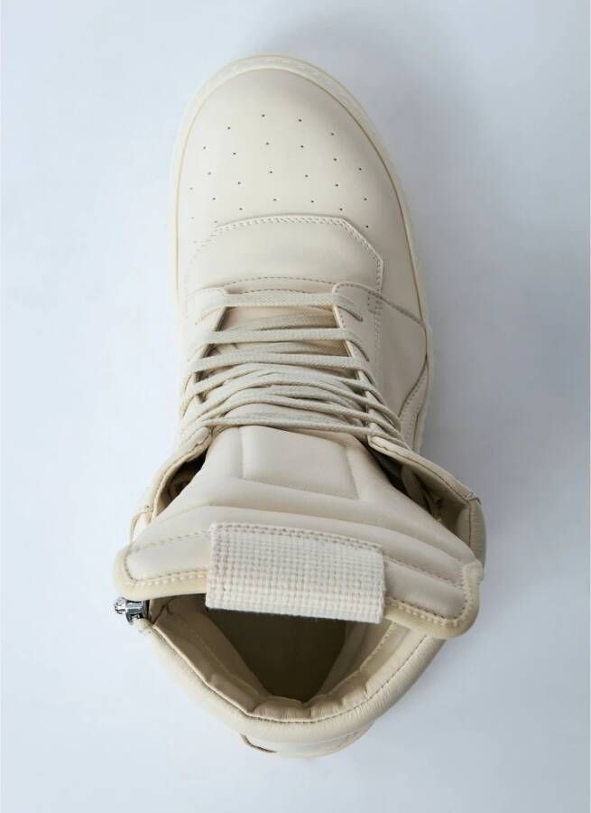 Rick Owens Overdreven Geobasket Sneakers White Heren