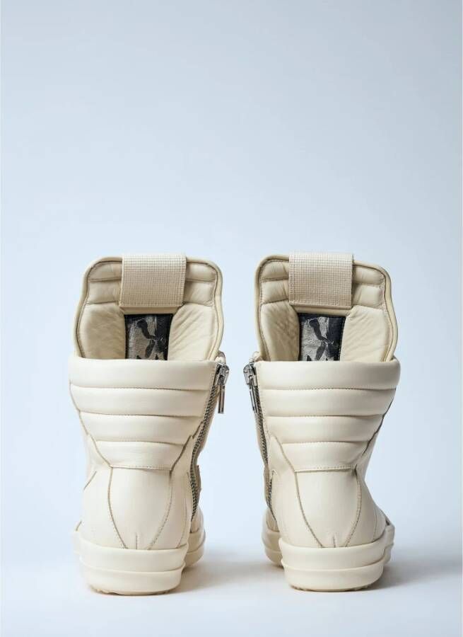 Rick Owens Overdreven Geobasket Sneakers White Heren