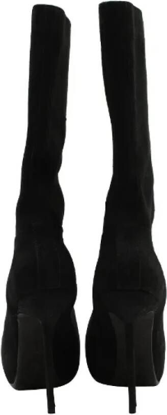 Rick Owens Pre-owned Suede boots Black Dames