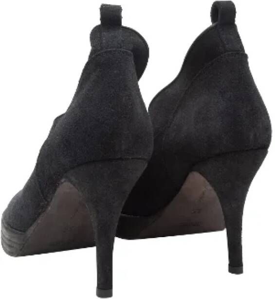 Rick Owens Pre-owned Suede heels Black Dames