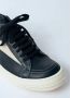 Rick Owens Zwarte Leren Sneakers voor Vrouwen Black Dames - Thumbnail 6