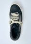 Rick Owens Zwarte Leren Sneakers voor Vrouwen Black Dames - Thumbnail 8