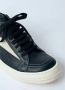 Rick Owens Retro Leren Sneakers Black Heren - Thumbnail 3