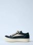 Rick Owens Retro Leren Sneakers Black Heren - Thumbnail 4