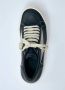 Rick Owens Retro Leren Sneakers Black Heren - Thumbnail 5