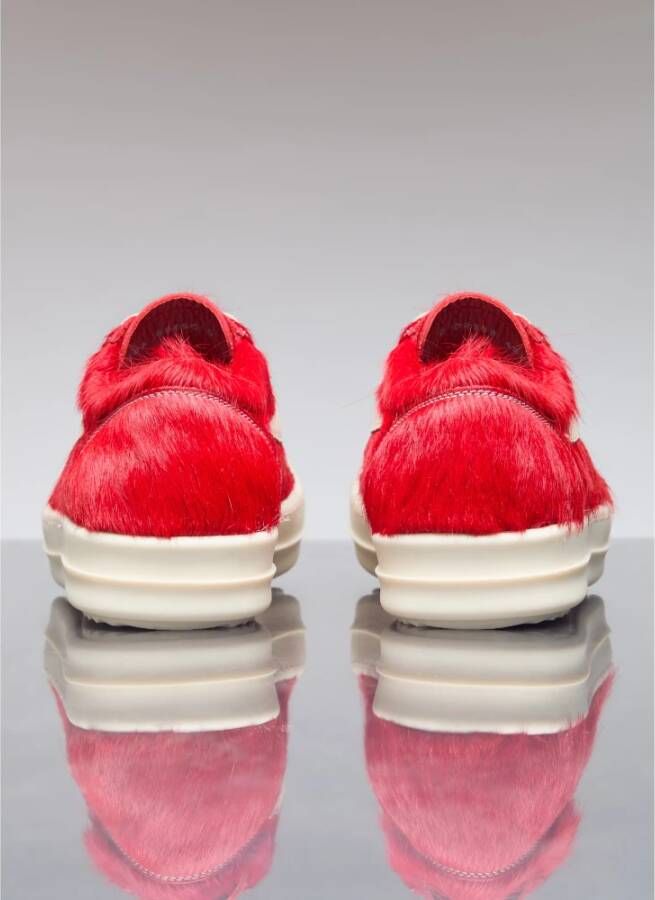 Rick Owens Sneakers Red Dames