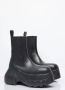 Rick Owens Stevige Leren Tractorlaarzen Black Dames - Thumbnail 3