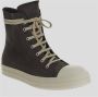 Rick Owens Stof Melk Sneakers Black Heren - Thumbnail 1