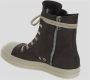 Rick Owens Stof Melk Sneakers Black Heren - Thumbnail 2