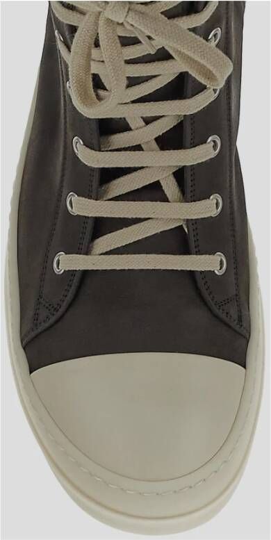 Rick Owens Stof Melk Sneakers Black Heren