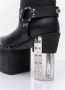 Rick Owens Transparante Hak Leren Laarzen Black Dames - Thumbnail 2