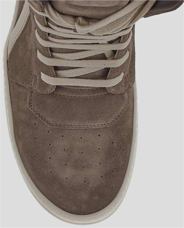 Rick Owens Verhoog je sneaker game met Geobasket high-tops Brown Heren