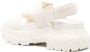 Rick Owens Witte Leren Casual Open Teen Sandalen White Dames - Thumbnail 3