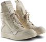 Rick Owens Witte Veterschoenen Rubberen Zool White Dames - Thumbnail 2