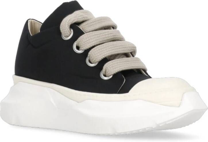 Rick Owens Zwarte Drkshdw Stoffen Sneakers Black Heren