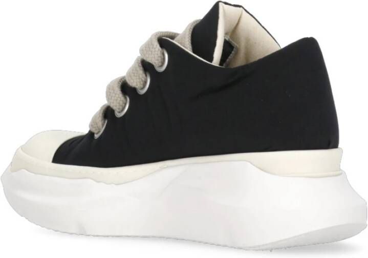 Rick Owens Zwarte Drkshdw Stoffen Sneakers Black Heren