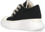 Rick Owens Zwarte Drkshdw Stoffen Sneakers Black Heren - Thumbnail 4