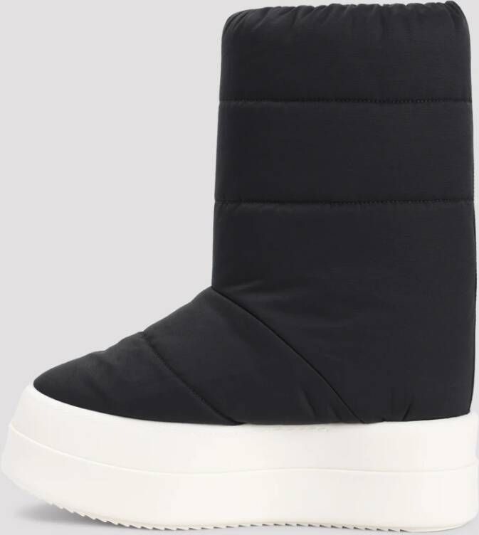 Rick Owens Zwarte Enkellaarzen voor Mannen Black Heren