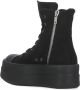 Rick Owens Zwarte hoge sneakers met logo Black Heren - Thumbnail 4