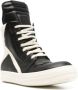 Rick Owens Zwarte Leren High Top Sneakers Black Dames - Thumbnail 2