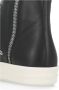 Rick Owens Zwarte Leren Sneakers met Contrasterende Zool Black Dames - Thumbnail 4