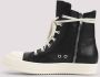 Rick Owens Zwarte Leren Sneakers Verhogen Stijl Black Heren - Thumbnail 6