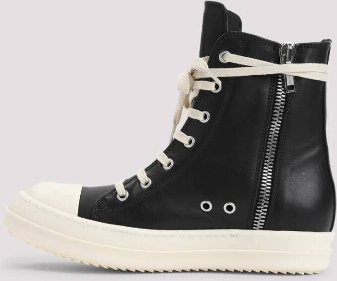 Rick Owens Zwarte Melk Sneakers Black Dames