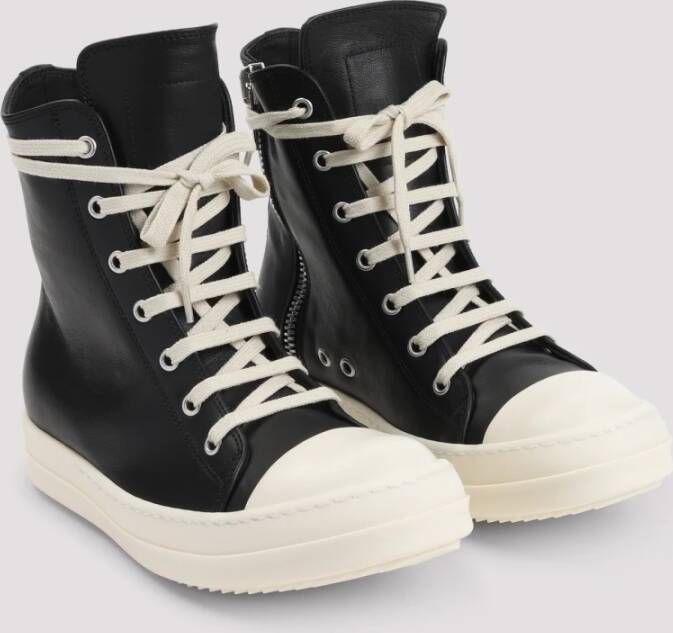 Rick Owens Zwarte Melk Sneakers Black Dames