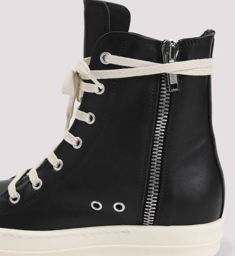 Rick Owens Zwarte Melk Sneakers Black Dames