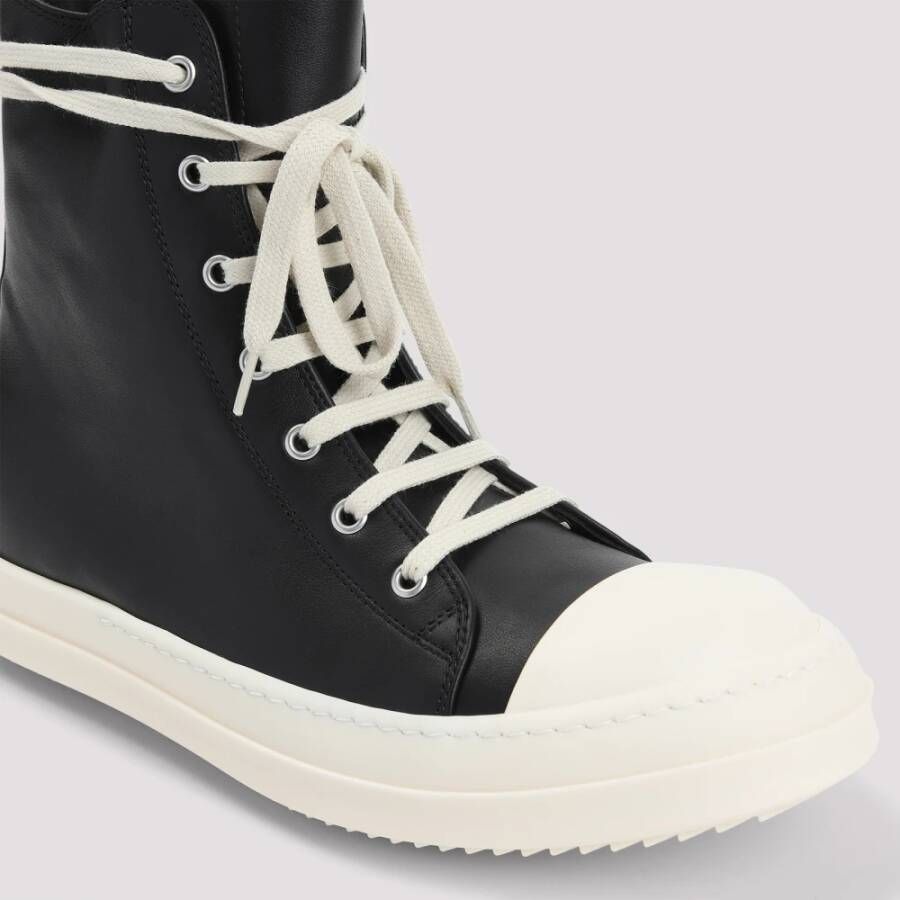 Rick Owens Zwarte Melk Sneakers Black Heren