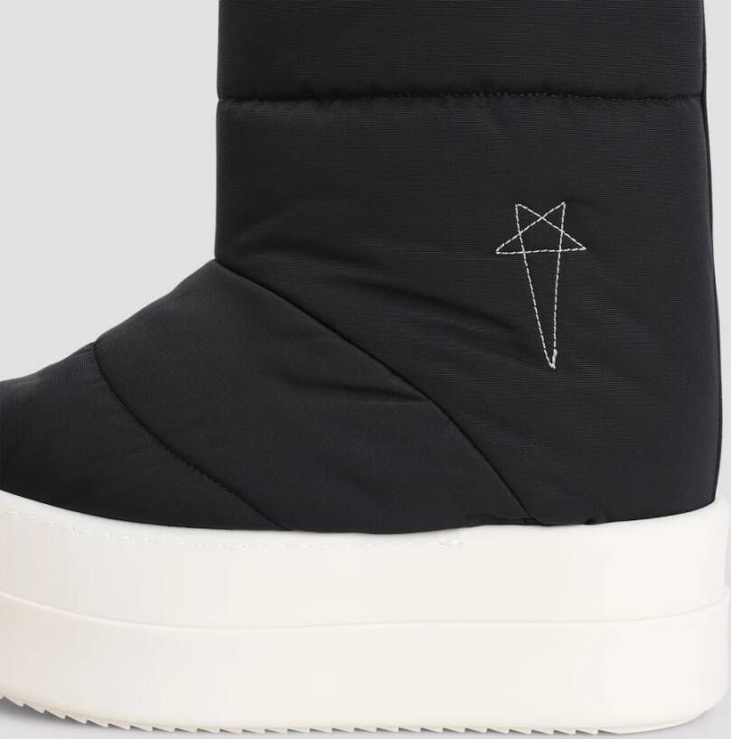 Rick Owens Zwarte Parel Lunar Bumper Laarzen Black Heren